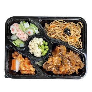 高級會議便當：日式炒麵泡菜豚