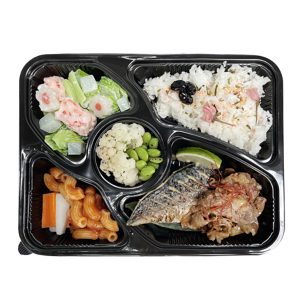 高級會議便當：鯖魚/果香豚雙拼